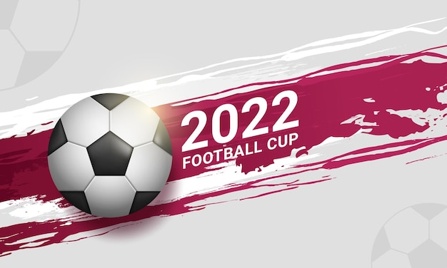 Hintergrund des fußballturniers 2022