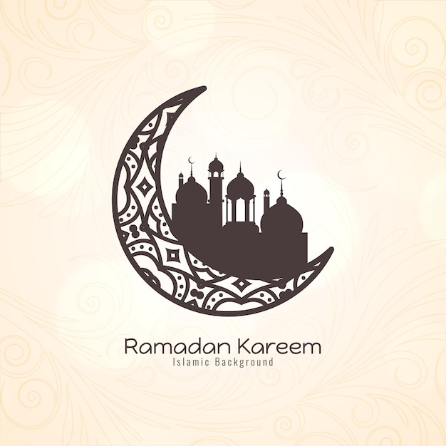 Hintergrund des islamischen religiösen festes ramadan kareem