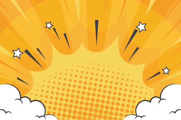 Hintergrund im Comic-Stil