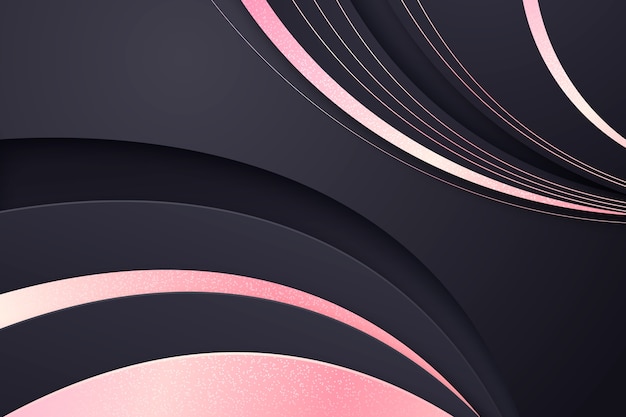 Hintergrund mit schwarzem und rosengoldem gradient