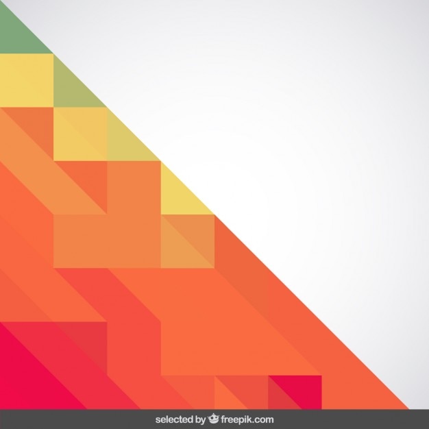 Hintergrund mit terrakottafarben dreiecke