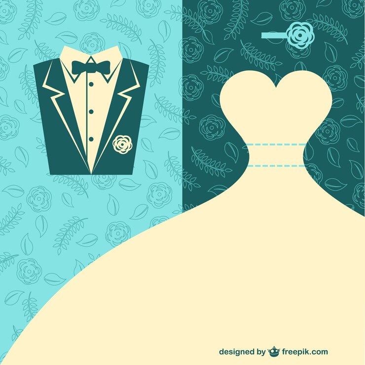 Kostenlose Vektor hochzeit vektor kunst