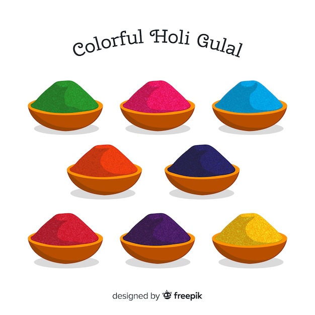 Holi gulal sammlung