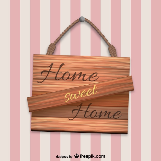 Home sweet home holzschild