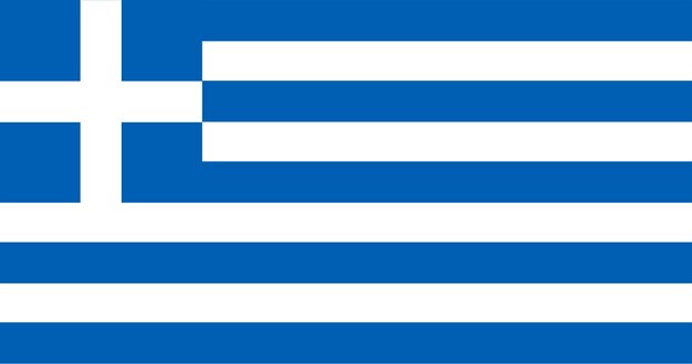 Illustration der Griechenland-Flagge