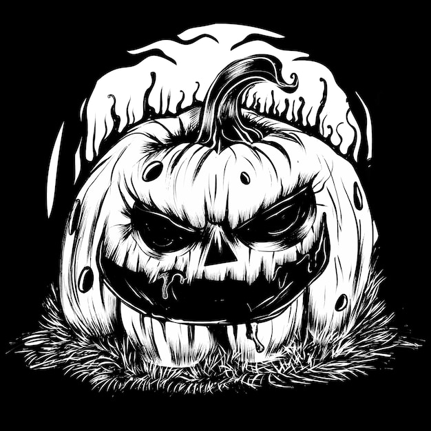 Illustration der Halloween-Feier