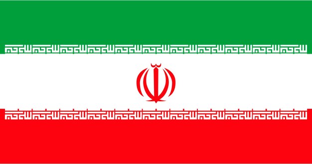 Illustration der Iran-Flagge