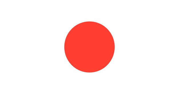 Illustration der Japan-Flagge