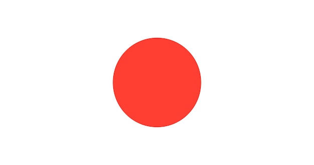 Illustration der Japan-Flagge