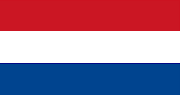 Illustration der niederländischen flagge