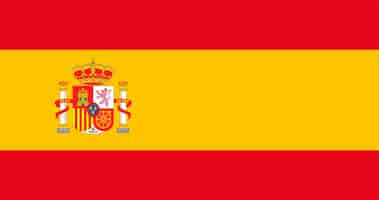 Kostenloser Vektor illustration der spanien-flagge