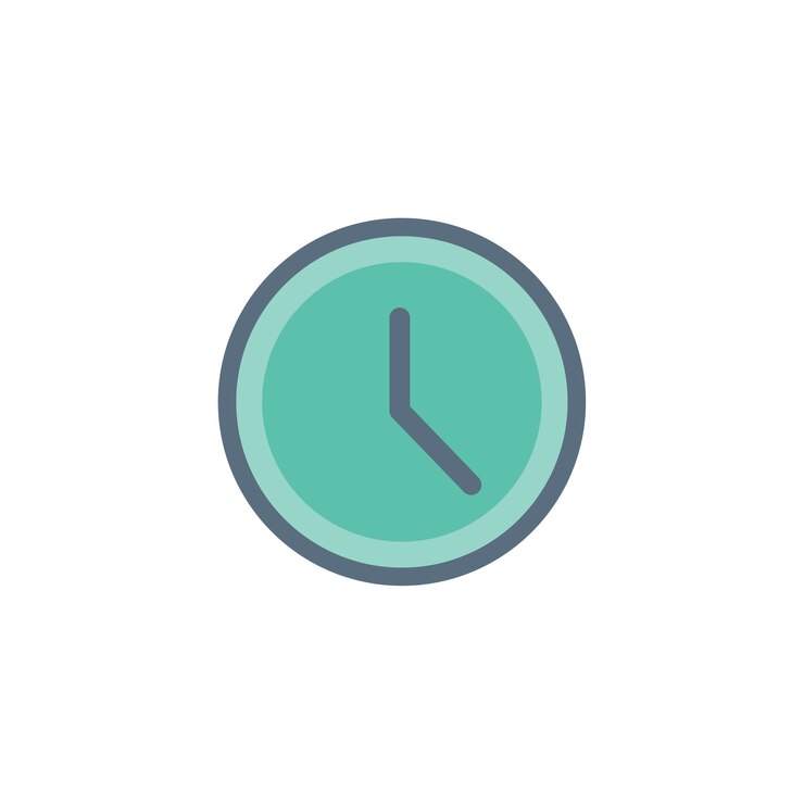 Kostenlose Vektor illustration der uhr