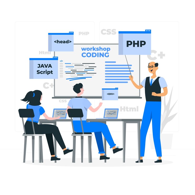 Illustration des Coding-Workshop-Konzepts