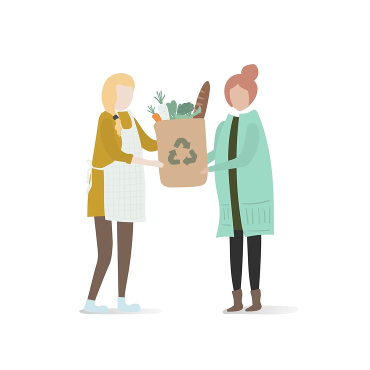 Kostenlose Vektor illustration des menschlichen avatars mit umwelt