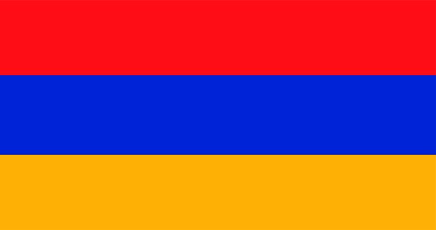 Illustration von Armenien Flagge