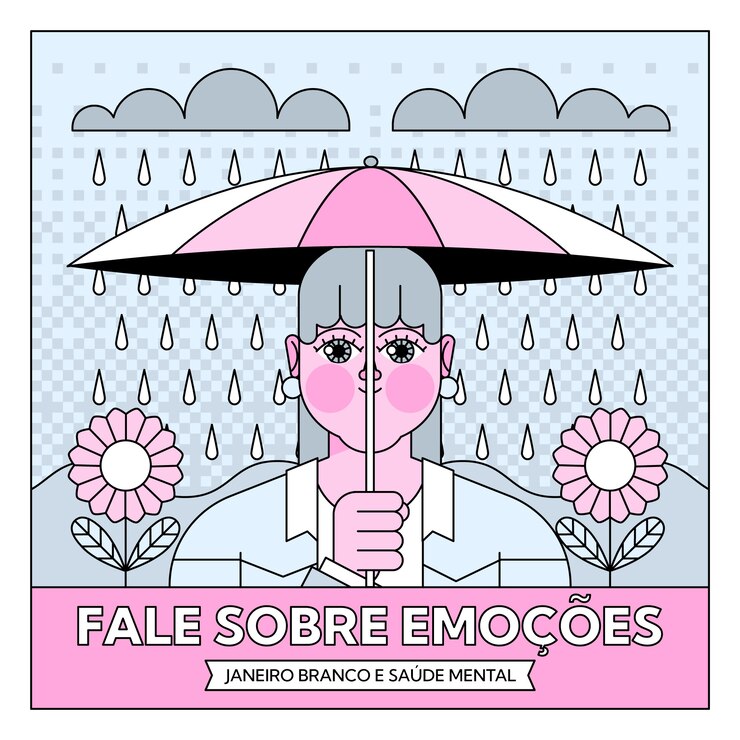 Kostenlose Vektor illustration von flat janeiro branco