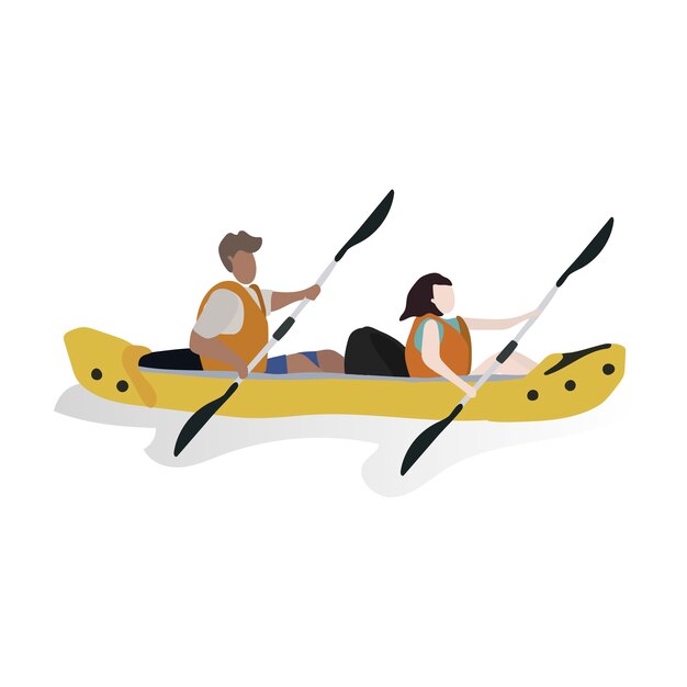 Illustration von menschlichen Hobbys und von Aktivitäten