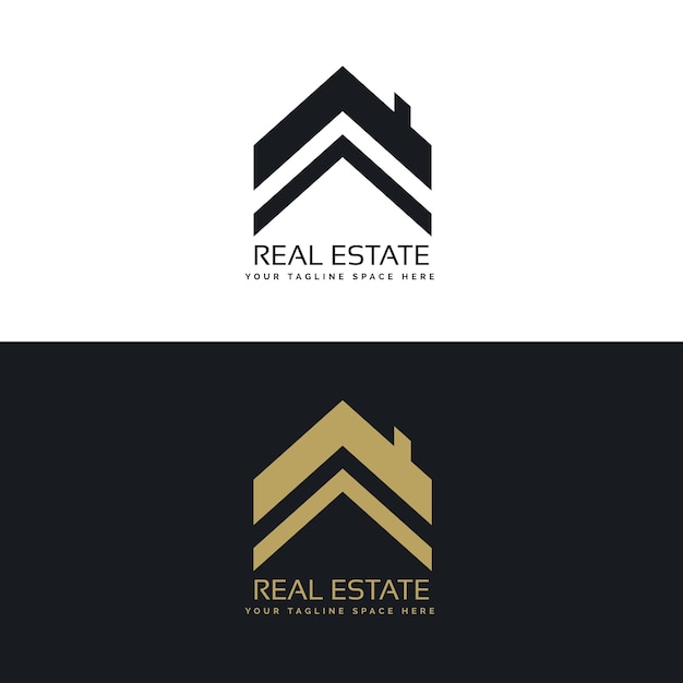 Immobilien logo-design-konzept