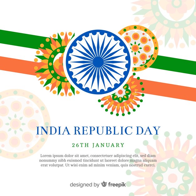 Indien Republik Tag Hintergrund