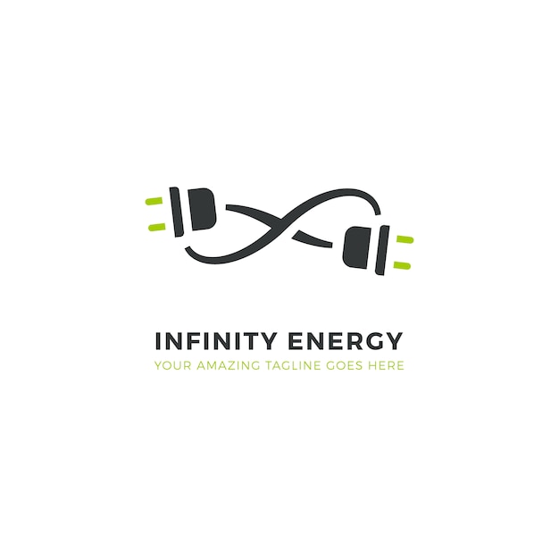 Kostenloser Vektor infinite energy logo