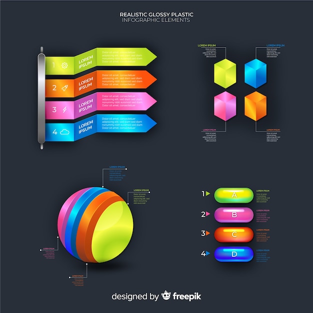 Infografic elementsammlung