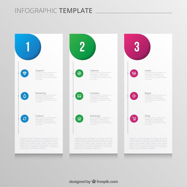 Kostenloser Vektor infografik-banner-vorlage