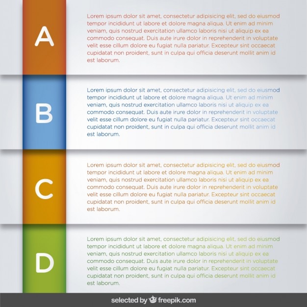 Kostenloser Vektor infografik chart optionen