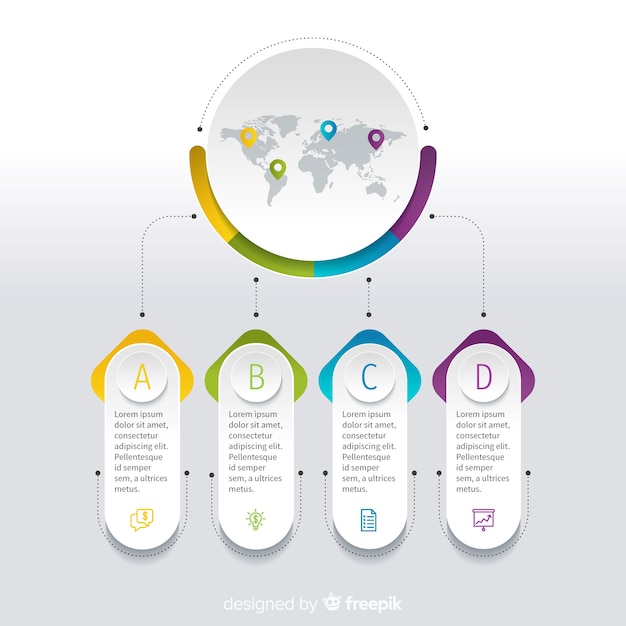 Infografik-datenvorlage