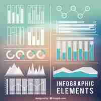 Kostenloser Vektor infografik-elemente