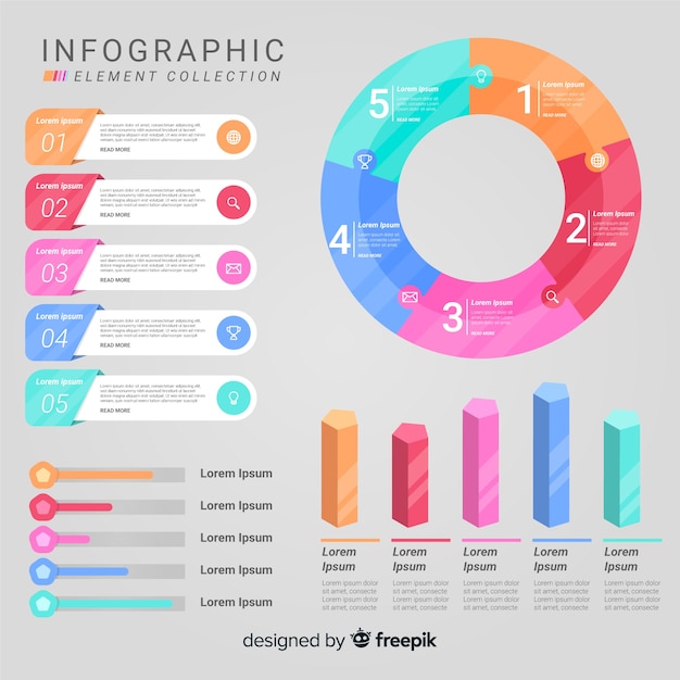 Infografik-elementsammlung