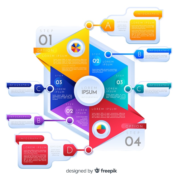 Infografik-optionsvorlage