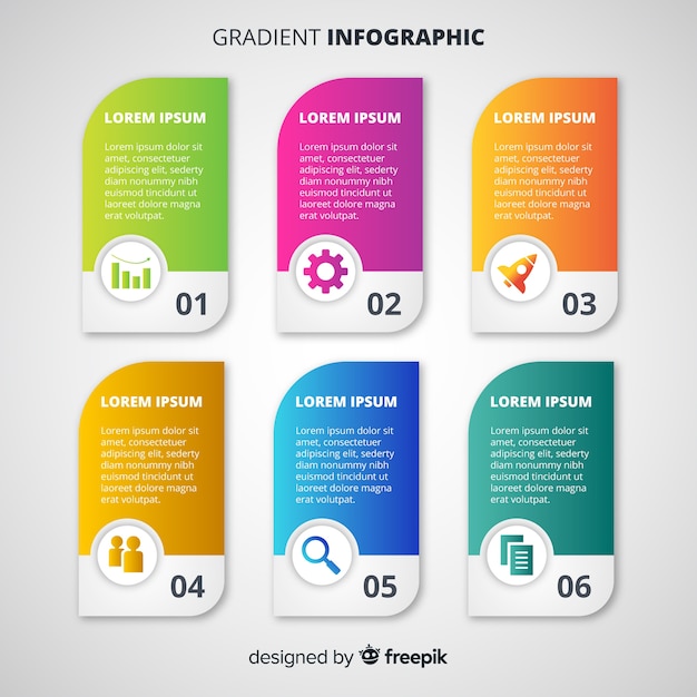 Infografik-schritte