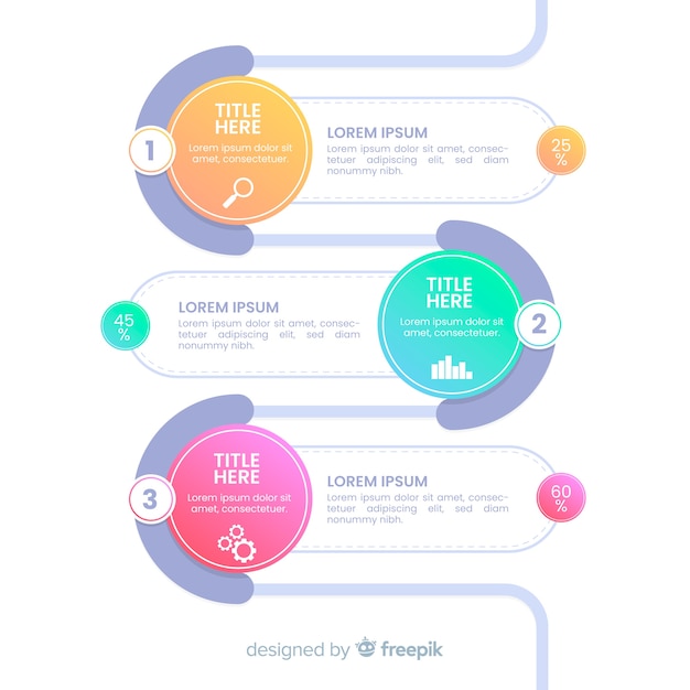 Infografik-schritte