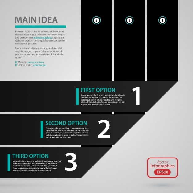 Infografik template-design