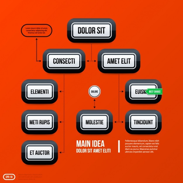 Infografik template-design