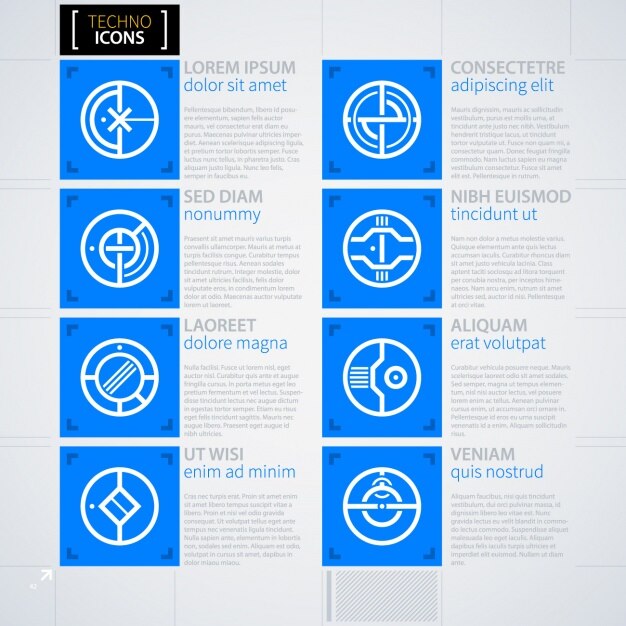 Kostenlose Vektor infografik template-design