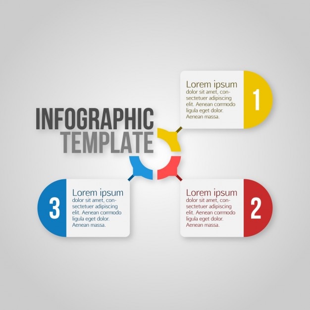 Kostenloser Vektor infografik template-design