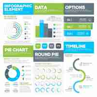 Kostenloser Vektor infografik template-design