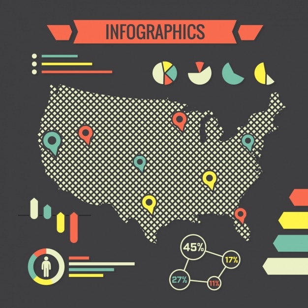 Infografik template-design