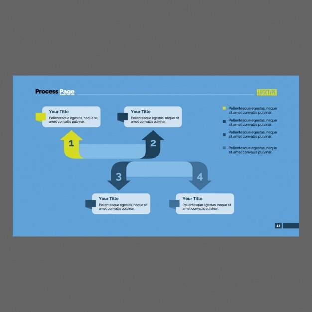 Kostenlose Vektor infografik template-design