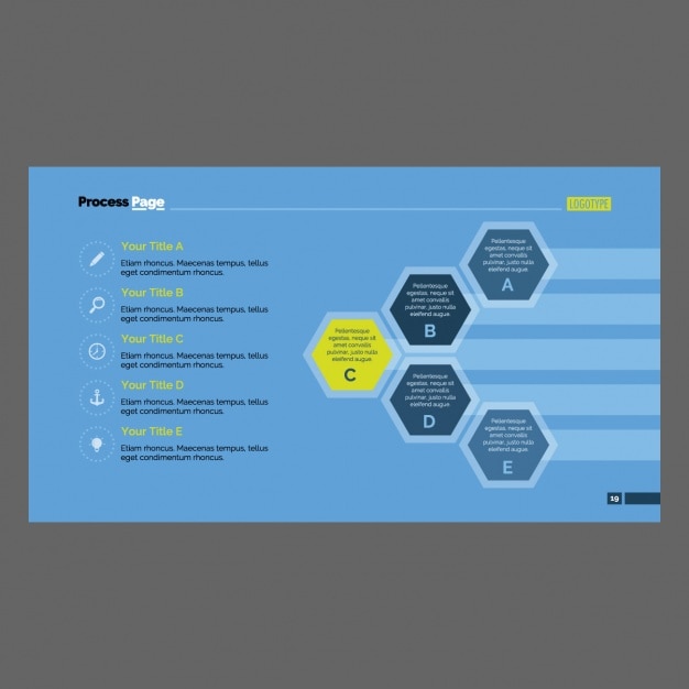 Kostenloser Vektor infografik template-design