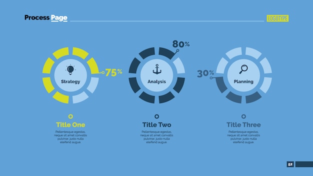 Infografik template-design