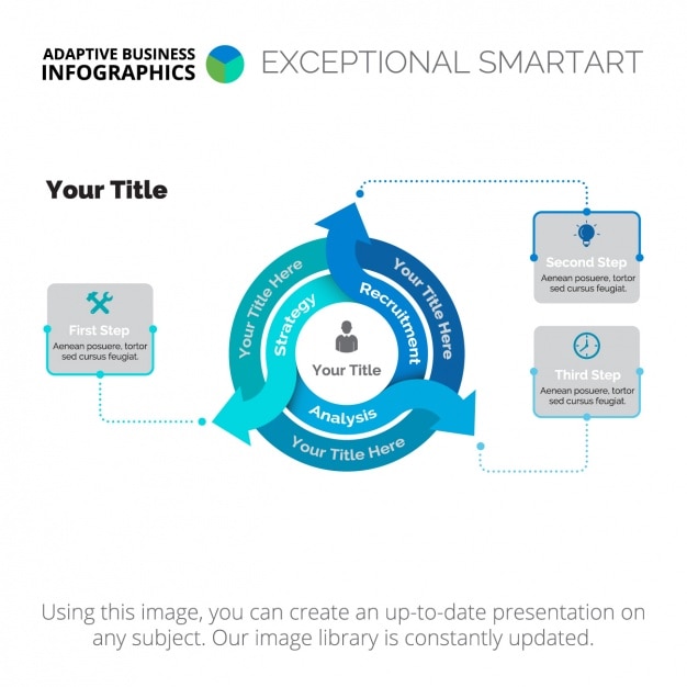 Infografik template-design