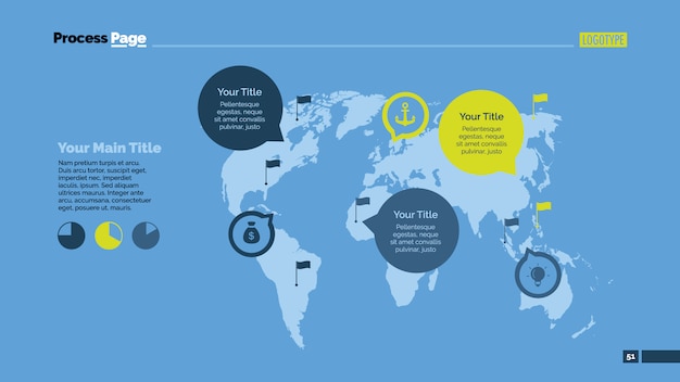 Infografik template-design