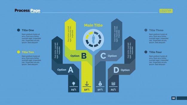 Infografik template-design