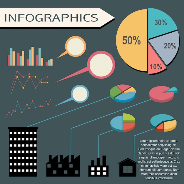 Infografik visuelle darstellung