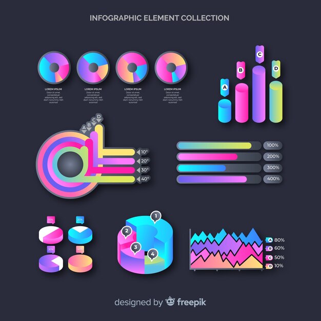 Infografiken Element Collectio