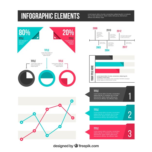 Infographik Elementsammlung
