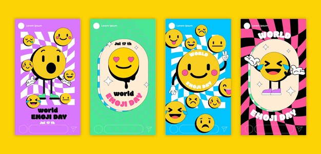 Instagram-Geschichtensammlung zum Welt-Emoji-Tag