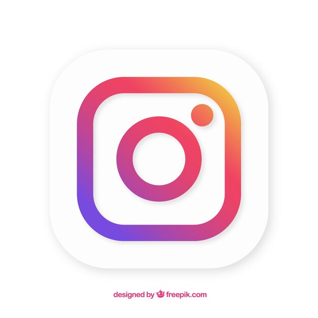 Instagram-Hintergrund in den Steigungsfarben